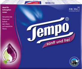 Tempo Taschentücher sanft und frei