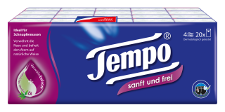 Tempo Taschentücher sanft und frei